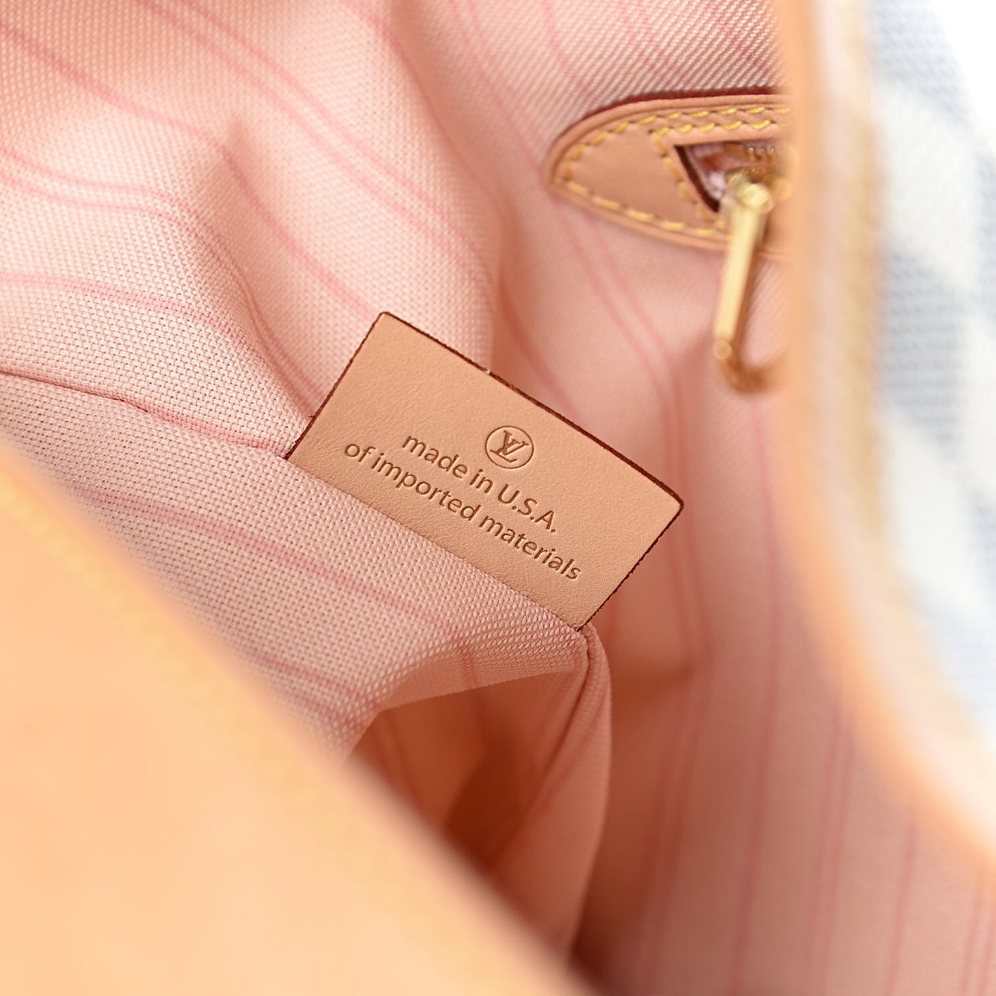 Damier Azur Delightful PM Rose Ballerine