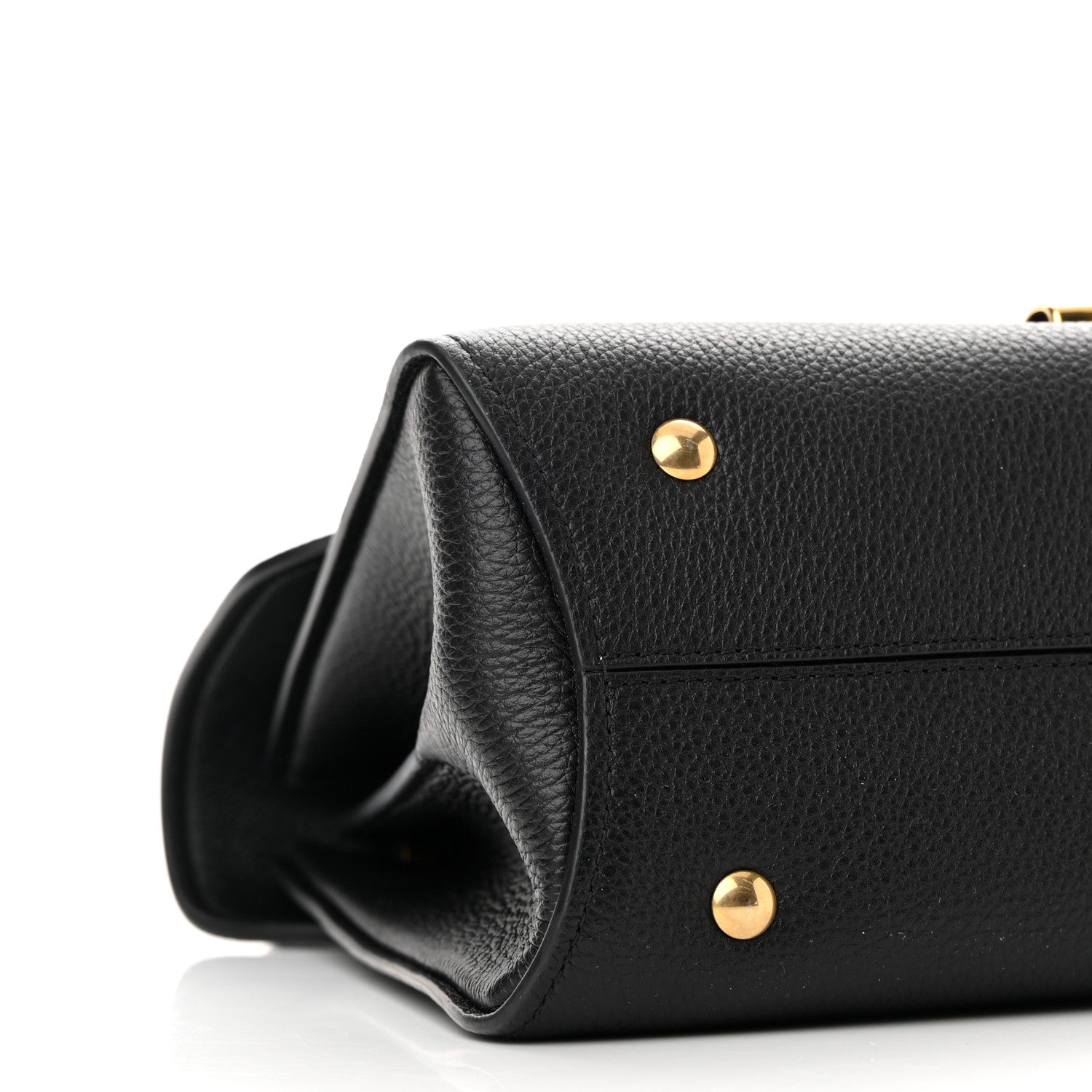Salvatore Ferragamo Calfskin Small Margot Top Handle Satchel Black 6 of 10