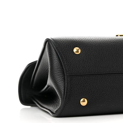 Salvatore Ferragamo Calfskin Small Margot Top Handle Satchel Black 6 of 10