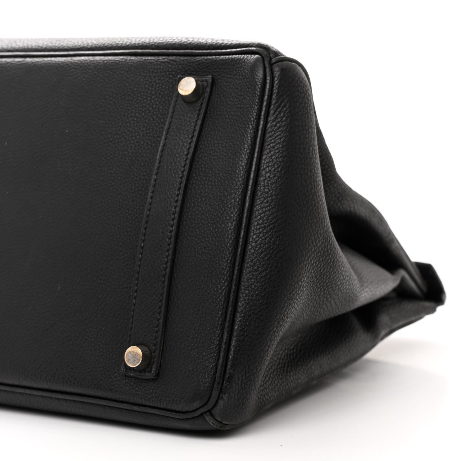 Hermes Taurillon Clemence Birkin 35 Black 10 of 19