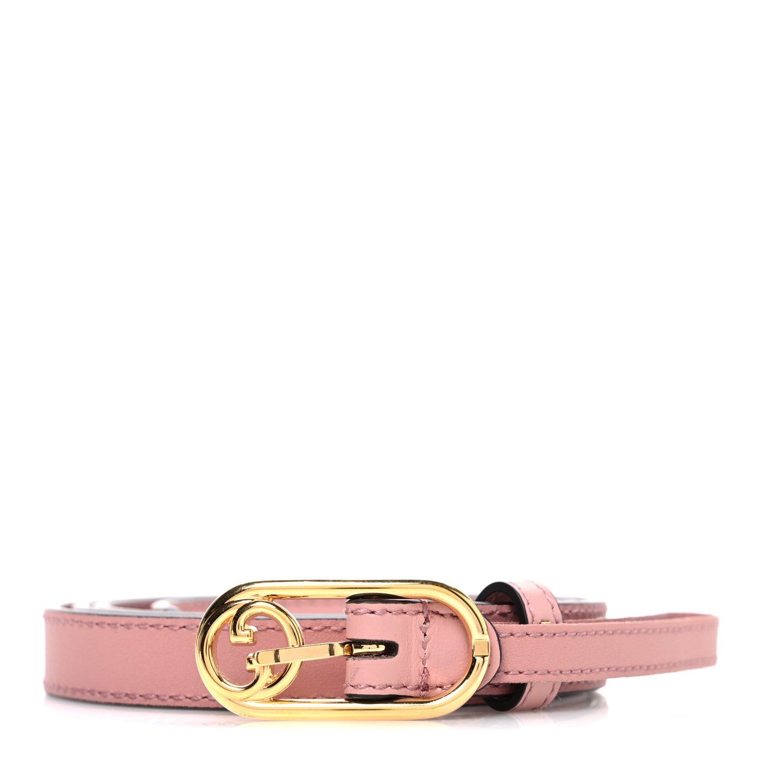 Gucci Calfskin Round Interlocking G 20mm Belt 90 36 Pink 1 of 5
