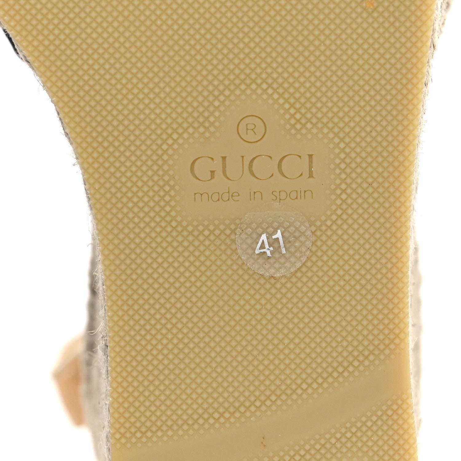 Gucci Monogram Matelasse GG Marmont Ankle Wrap Platform 35/120mm Espadrille Wedges 41 Beige Ebony Black Sand Storm 7 of 11