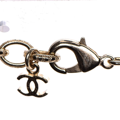 Chanel Pearl CC Long Necklace Light Gold 5 of 5