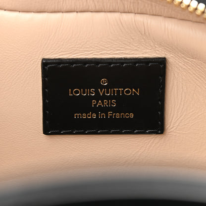 Louis Vuitton Lambskin Malletage Dora PM Black 6 of 9