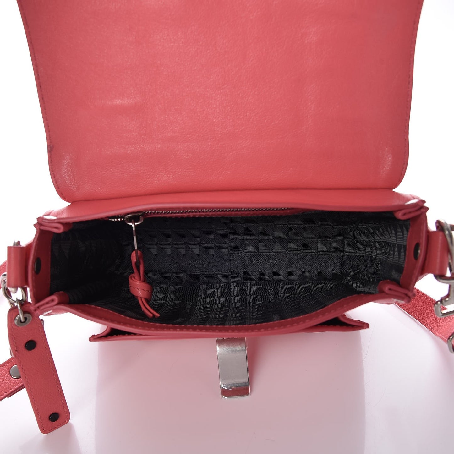 Lambskin PS1 Pouch Messenger Hibiscus