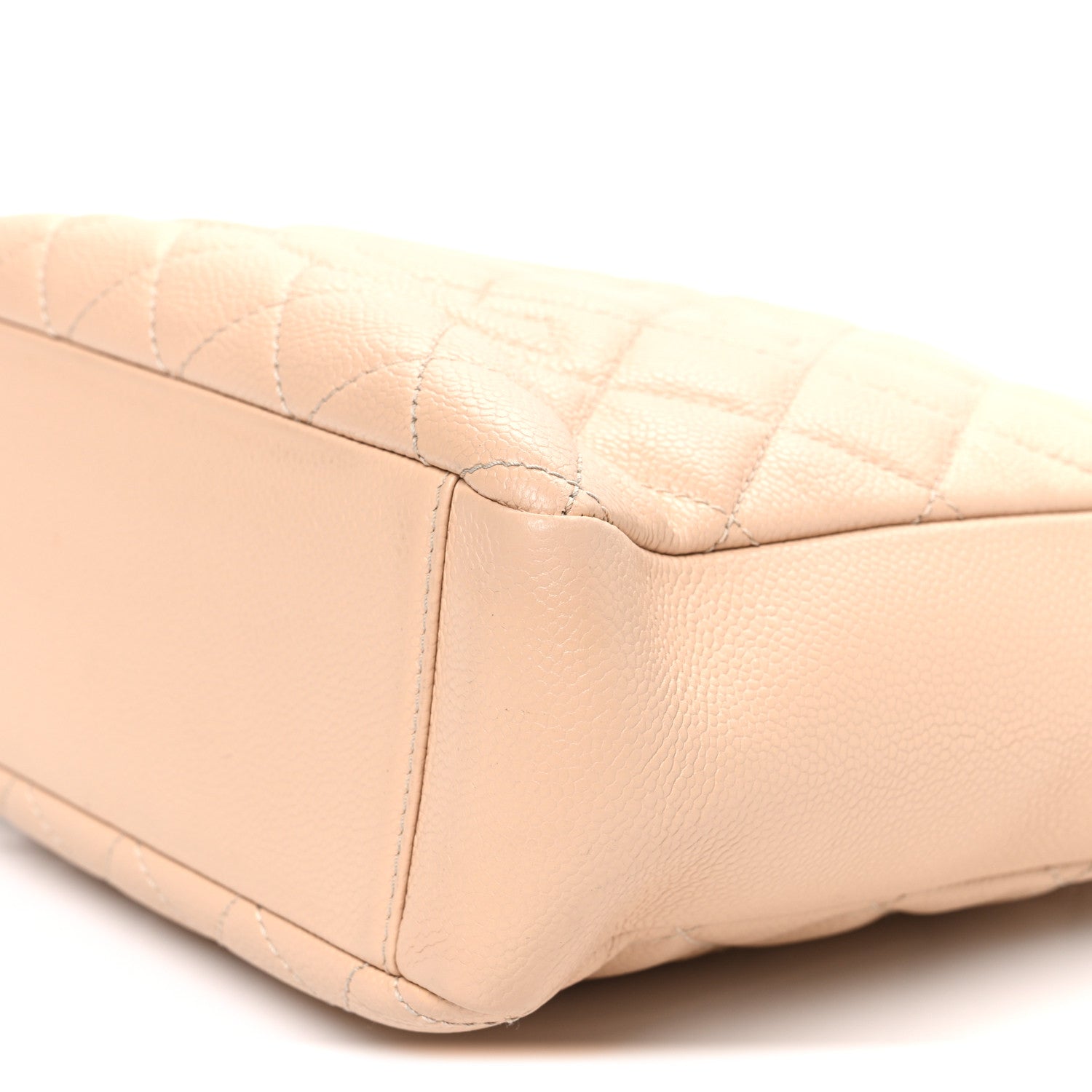Chanel Caviar Quilted Petit Shopping Tote PST Beige Clair 10 of 10