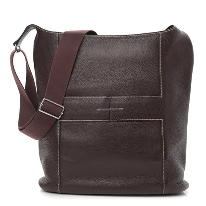 Hermes Taurillon Clemence Sac Good News GM Raisin 1 of 16