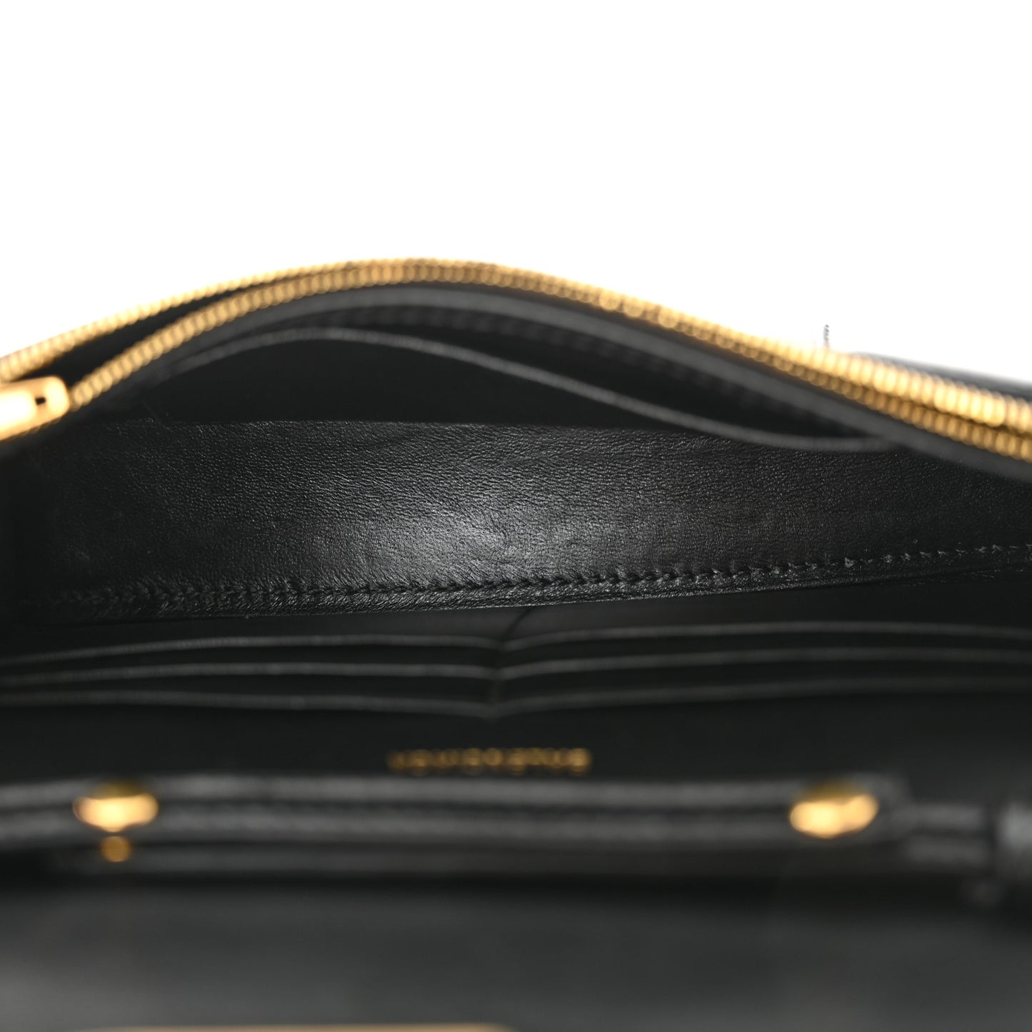 Shiny Box Calfskin Hourglass Chain Bag Black
