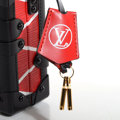 Louis Vuitton Epi Petite Malle Malletage Red 7 of 9