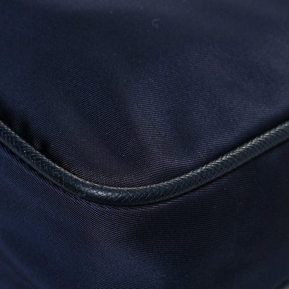 Prada Tessuto Nylon Saffiano Flat Messenger Bag Blue 11 of 11