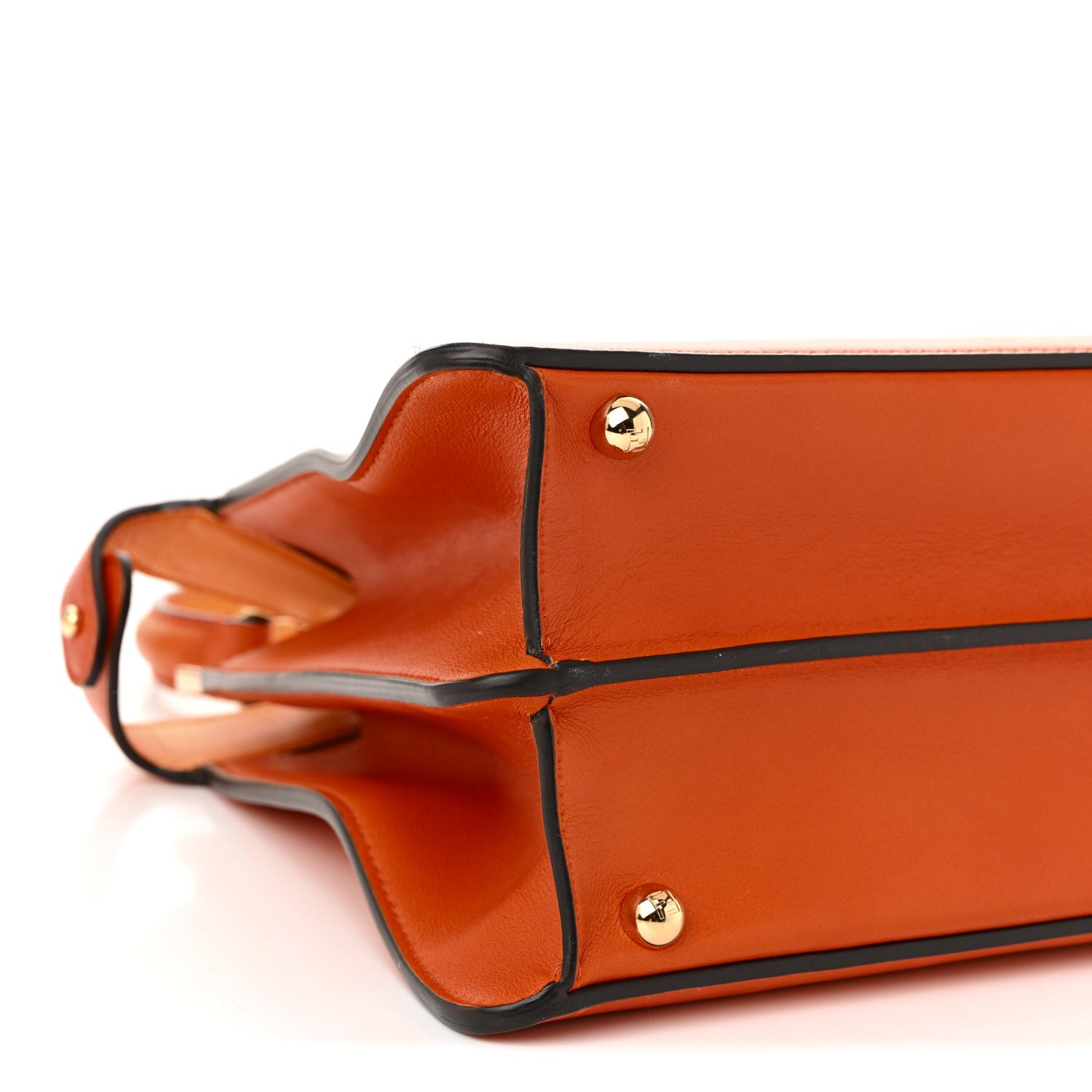 Fendi Vitello Grace Tamponato Medium Peekaboo I SEE U Satchel  Clementine 9 of 10