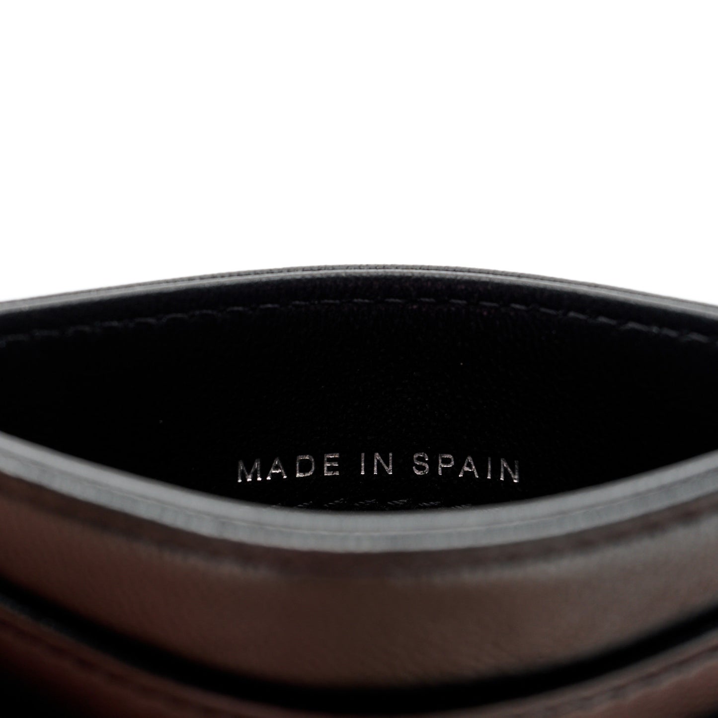 Lambskin Quilted Card Holder So Black
