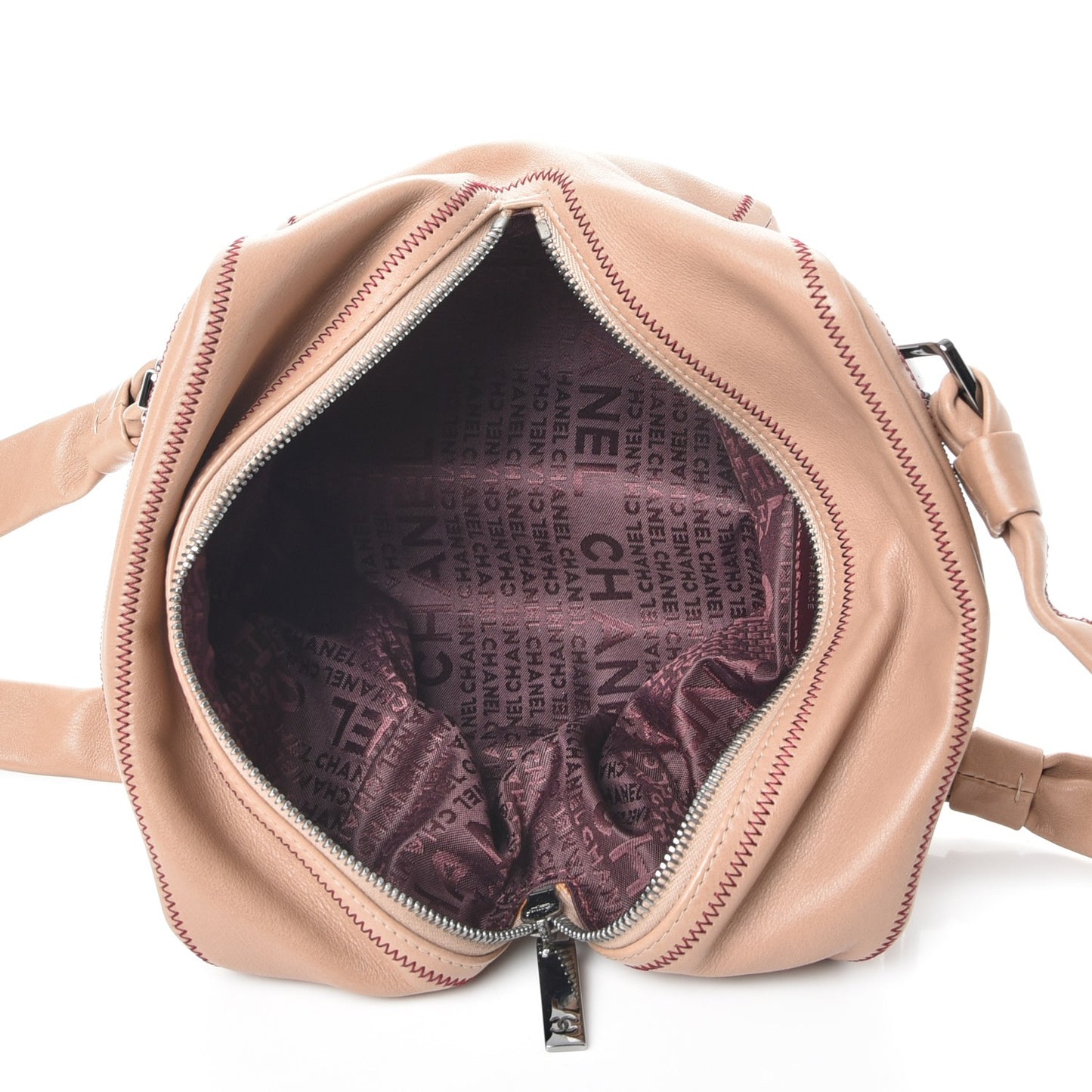 Lambskin Small Bowler Beige