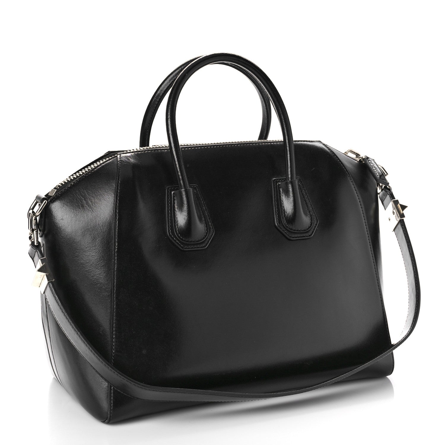 Givenchy Shiny Lord Calfskin Medium Antigona Black 3 of 12