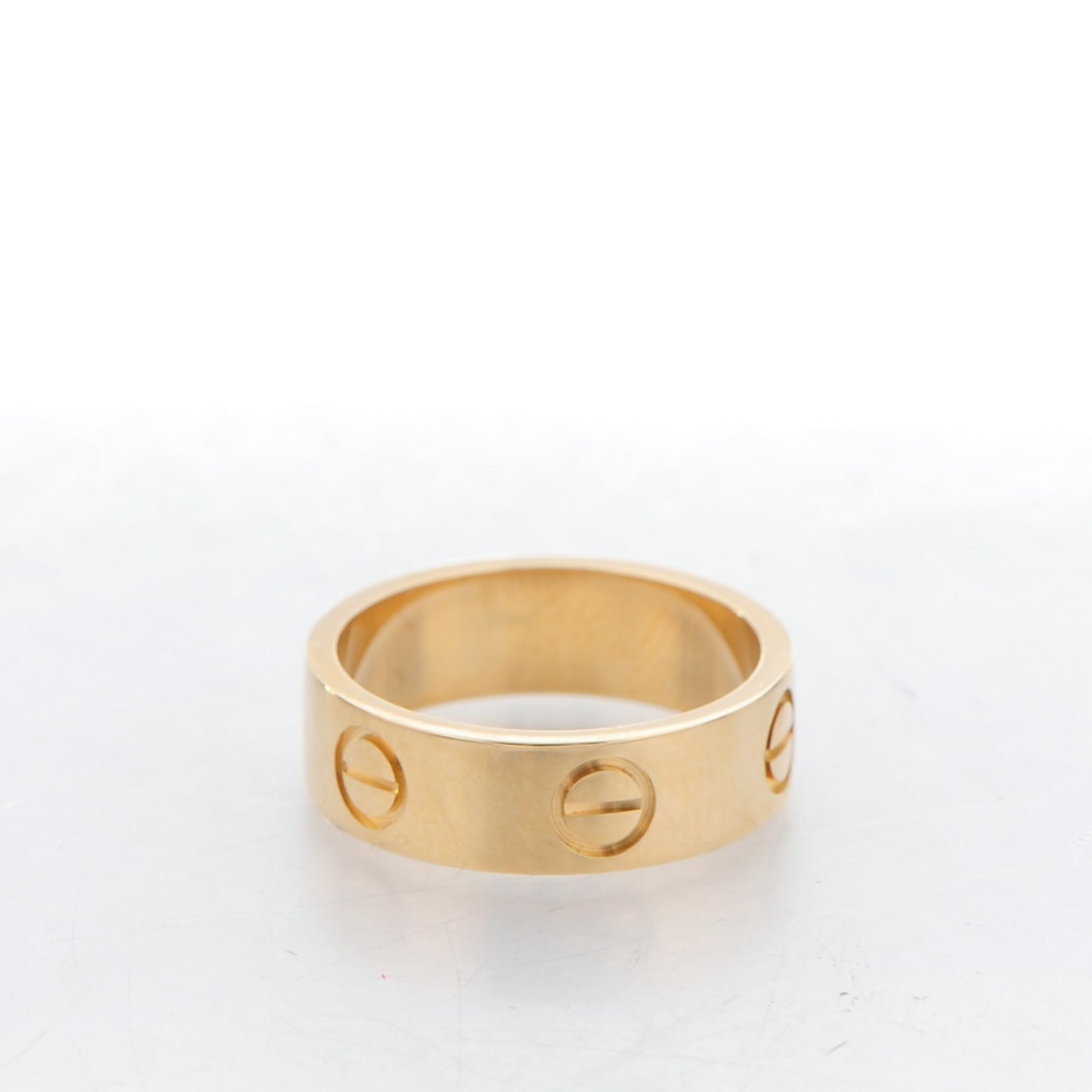 18K Yellow Gold 5.5mm LOVE Ring 49 4.75