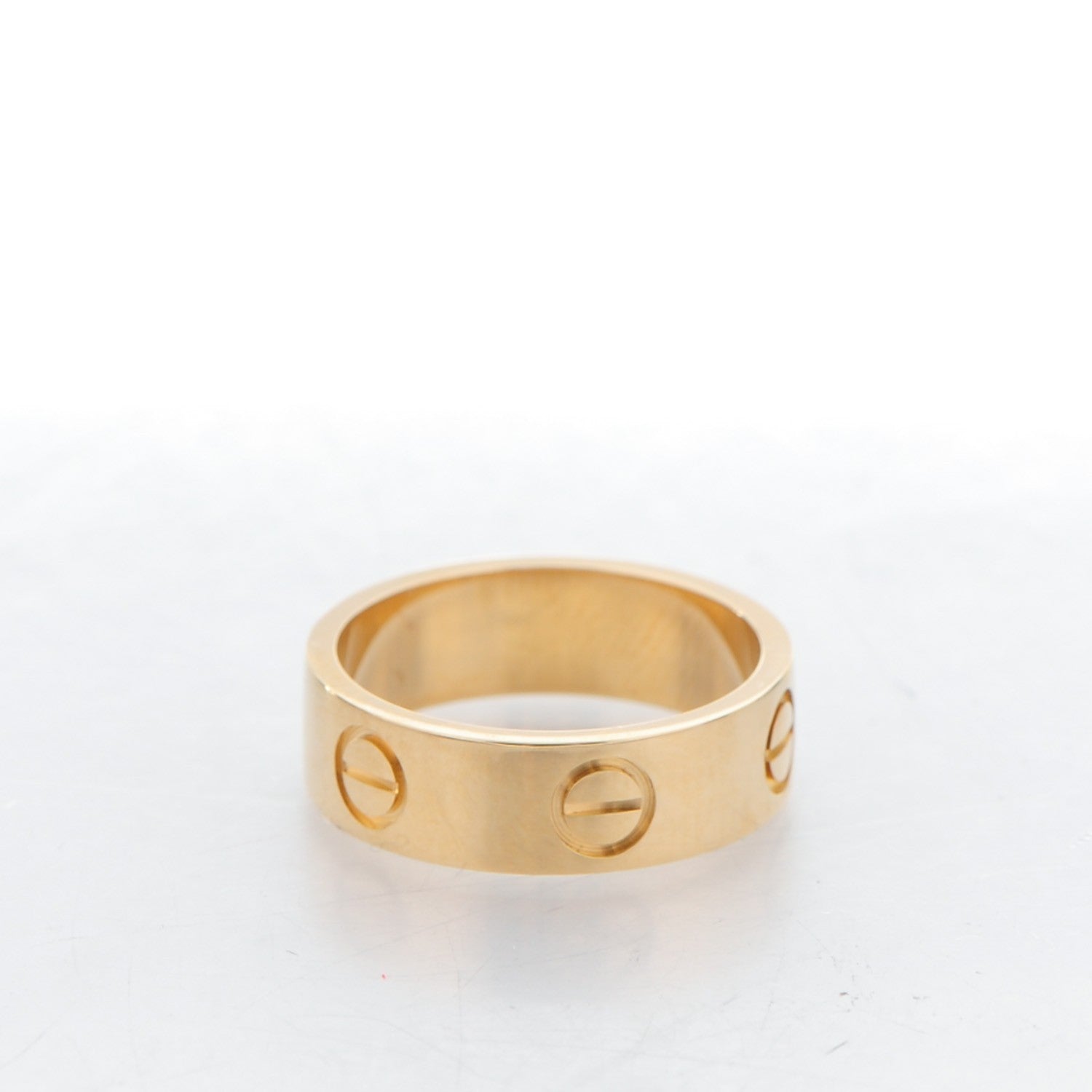 Cartier 18K Yellow Gold 5.5mm LOVE Ring 49 4.75 3 of 5