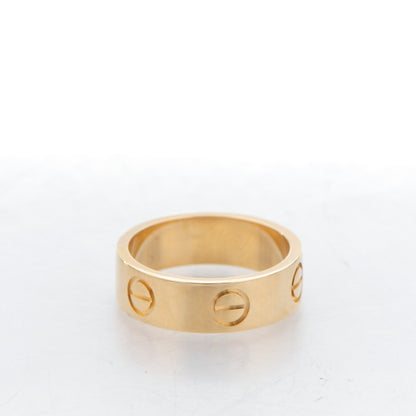 Cartier 18K Yellow Gold 5.5mm LOVE Ring 49 4.75 3 of 5