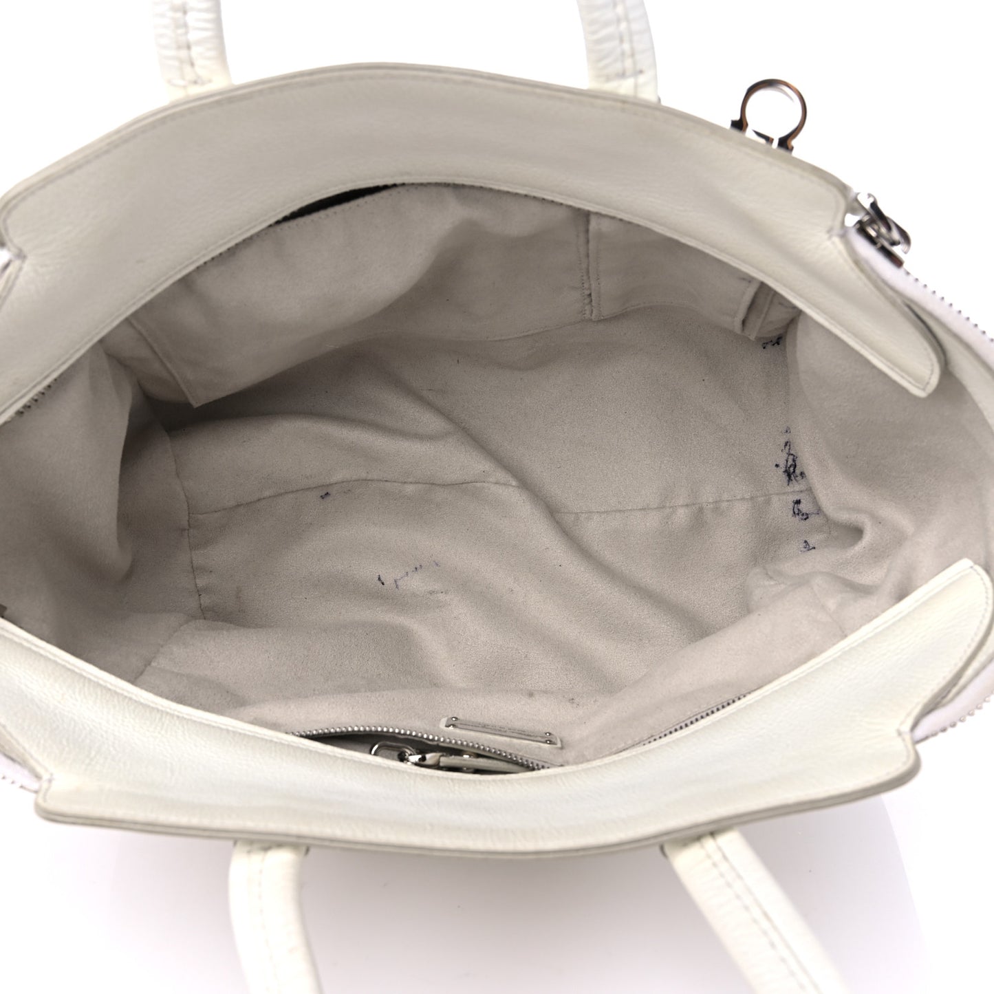 Calfskin Arianna Tote White