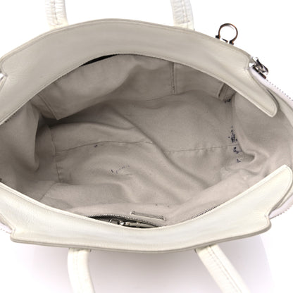 Salvatore Ferragamo Calfskin Arianna Tote White 5 of 12