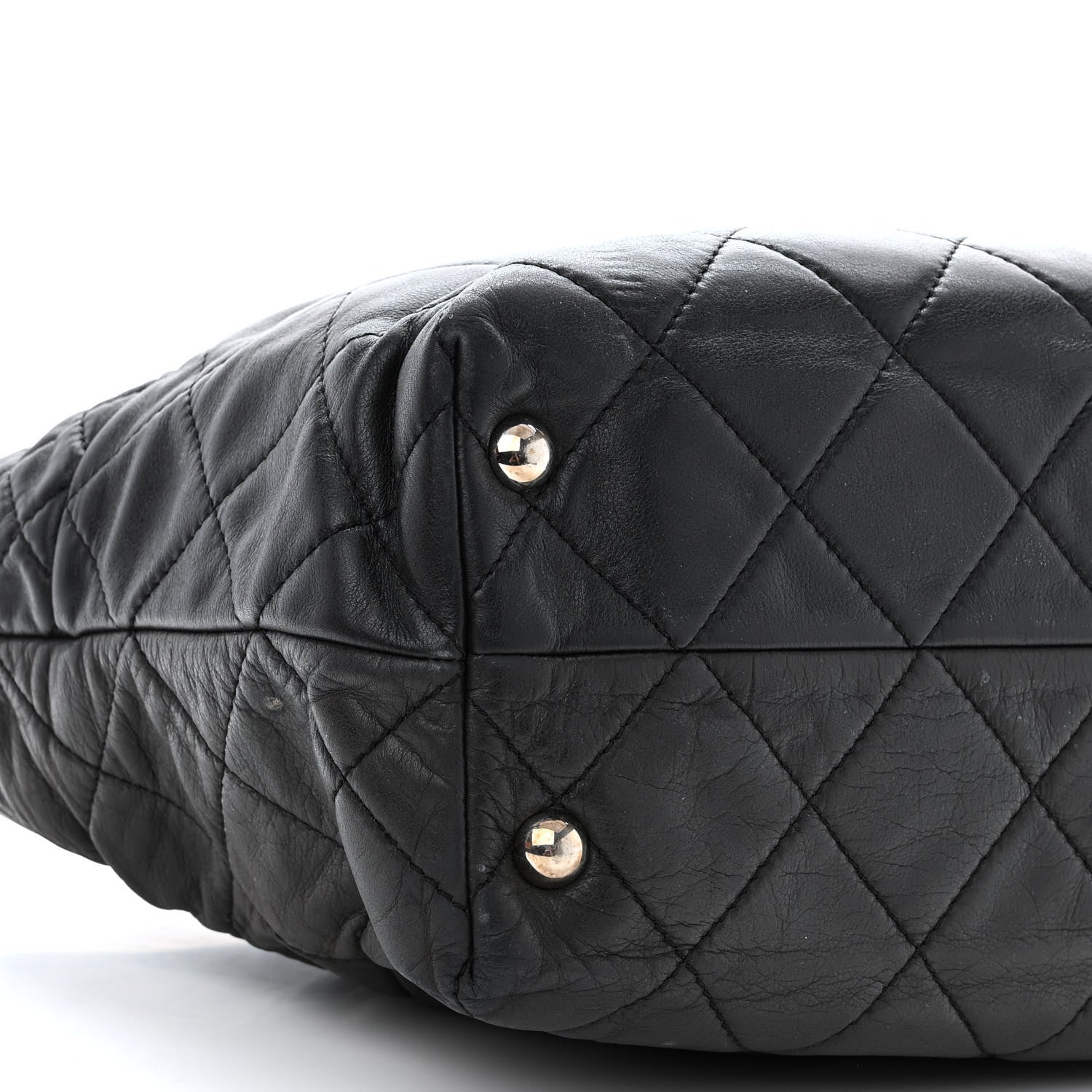 Chanel Calfskin Quilted Large In the Business Tote Black 9 of 11