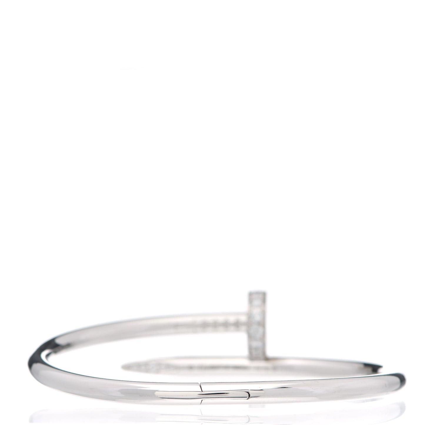 18K White Gold Diamond Juste Un Clou Bracelet 15