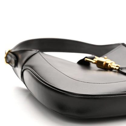 Gucci Boarded Dyana Lux Calfskin Small Jackie 1961 Hobo Black 10 of 11