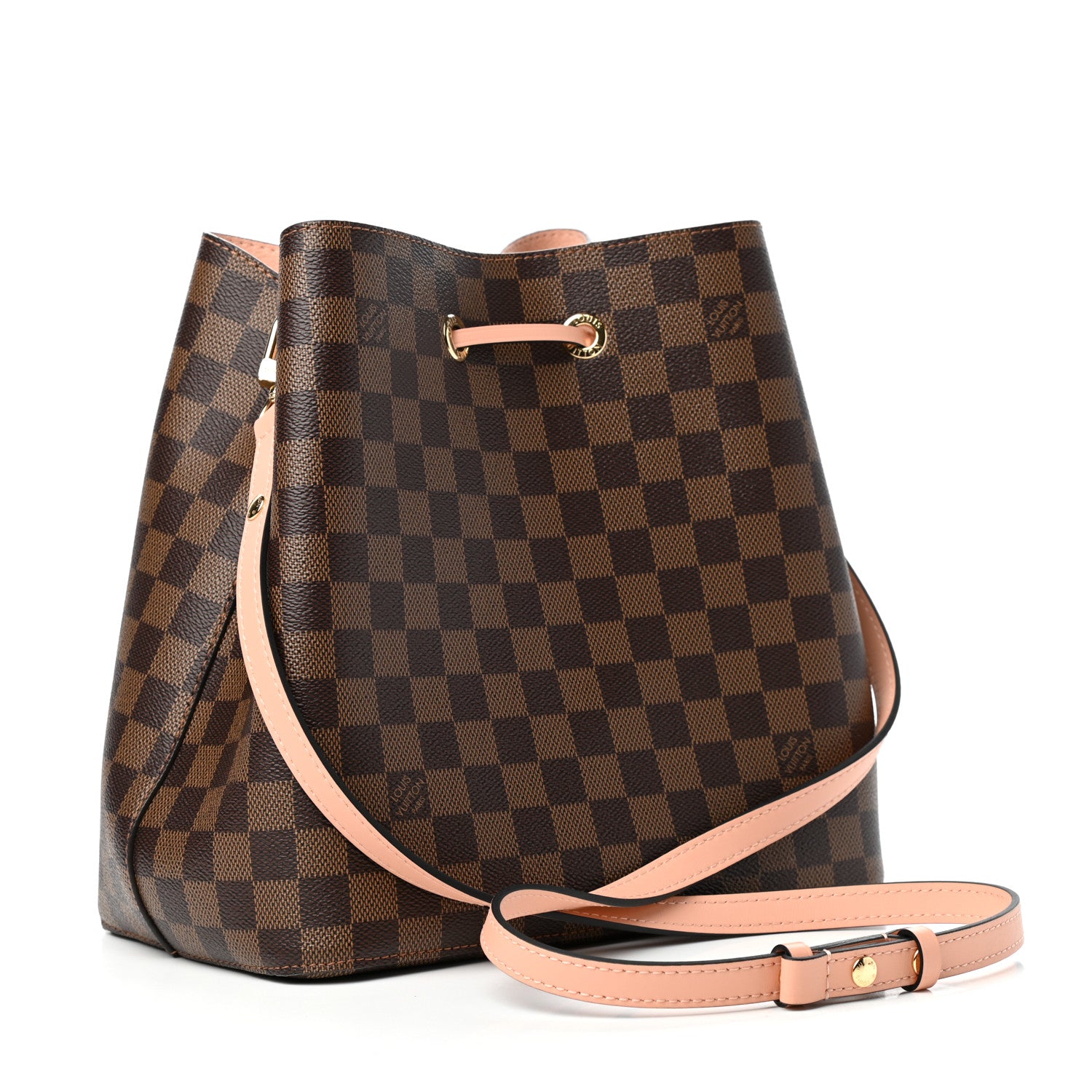 Louis Vuitton Damier Ebene Neonoe MM Venus Pink 3 of 9