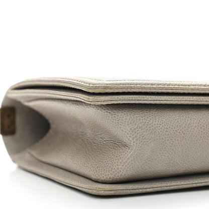 Chanel Caviar Quilted New Medium Boy Flap Grey 4 of 11