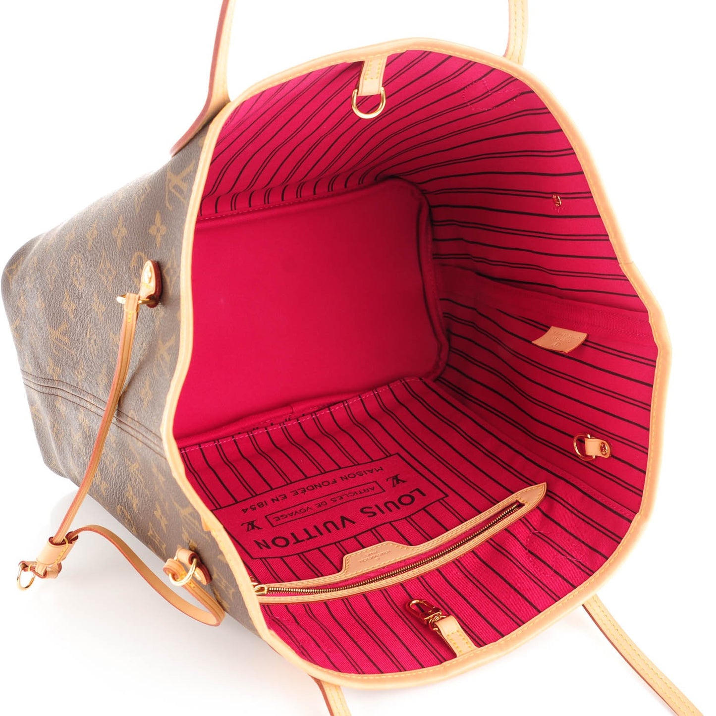Monogram Neverfull MM Pivoine