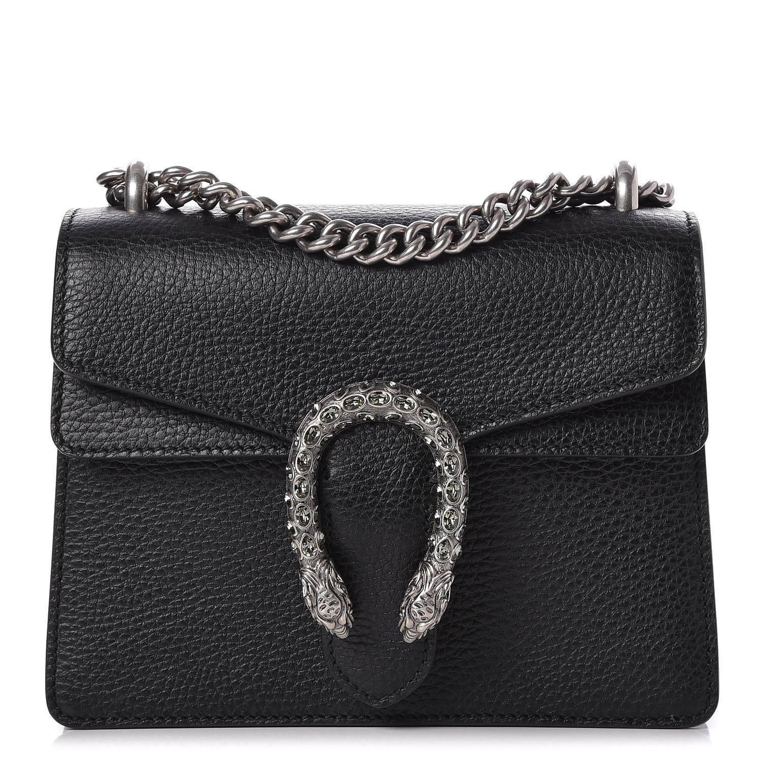Gucci Calfskin Mini Dionysus Shoulder Bag Black 1 of 10