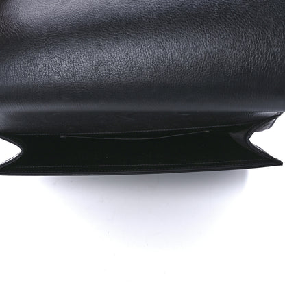 Saint Laurent Calfskin Monogram Large Belle De Jour Clutch Black 5 of 10