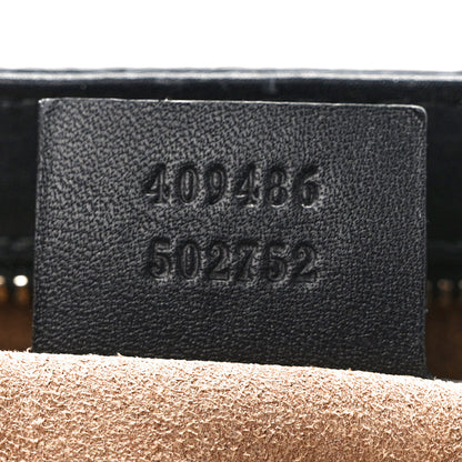 Gucci GG Supreme Monogram Calfskin Medium Padlock Shoulder Bag Beige Black Cuir 7 of 14