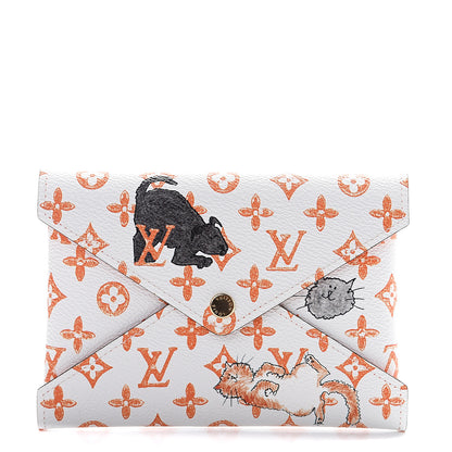 Louis Vuitton Catogram Medium Kirigami Pochette White 1 of 6