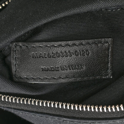 Saint Laurent Lambskin Quilted Toy Loulou Puffer Monogram Chain Satchel Black 8 of 10