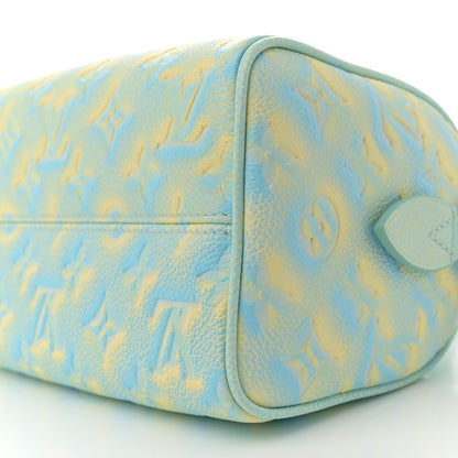 Louis Vuitton Empreinte Monogram Summer Stardust Speedy 20 Water Green 9 of 9