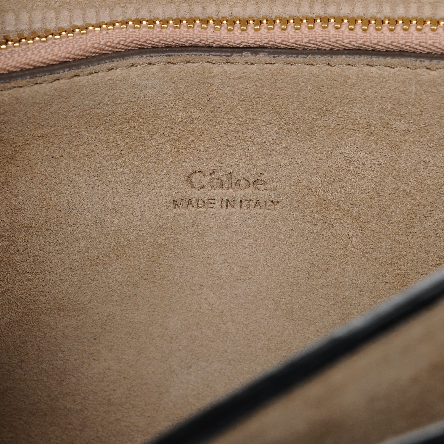 Chloe Suede Calfskin Medium Faye Shoulder Bag Black 6 of 10