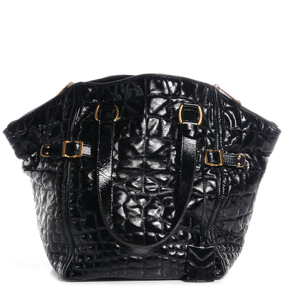 Saint Laurent Patent Croc Medium Downtown Tote 1 of 9