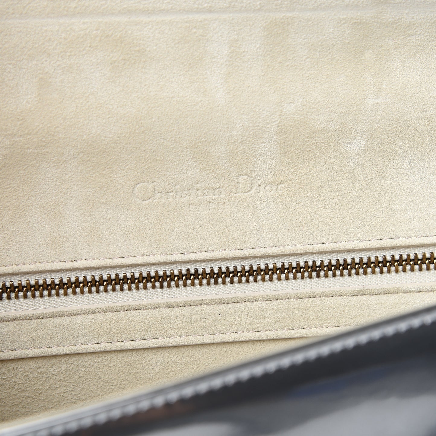 Metallic Patent Studded Small Diorama Flap Bag Silver