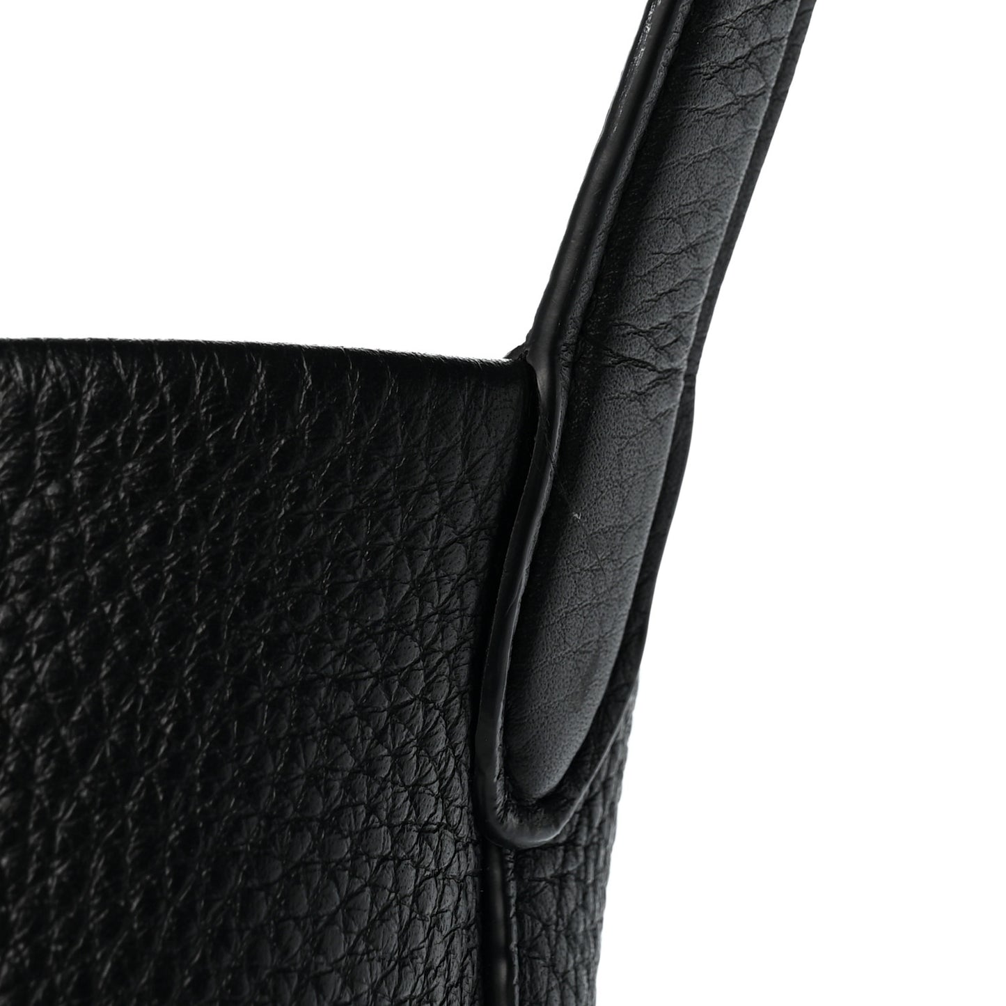 Grained Calfskin Large N/S Park Tote Black