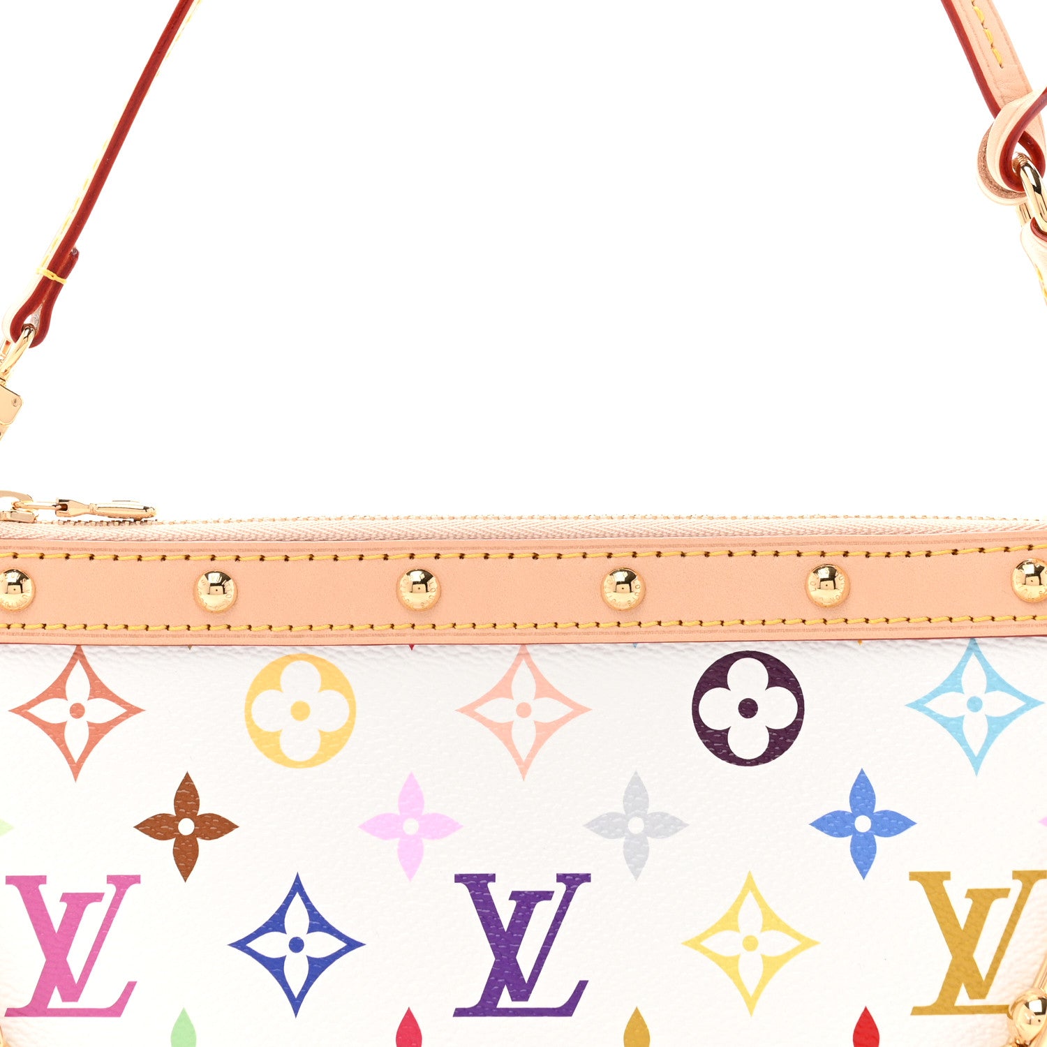 Louis Vuitton LV X TM Monogram Multicolor Pochette Accessories White 7 of 9