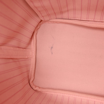 Louis Vuitton Damier Azur Neo Neverfull MM Rose Ballerine 10 of 12