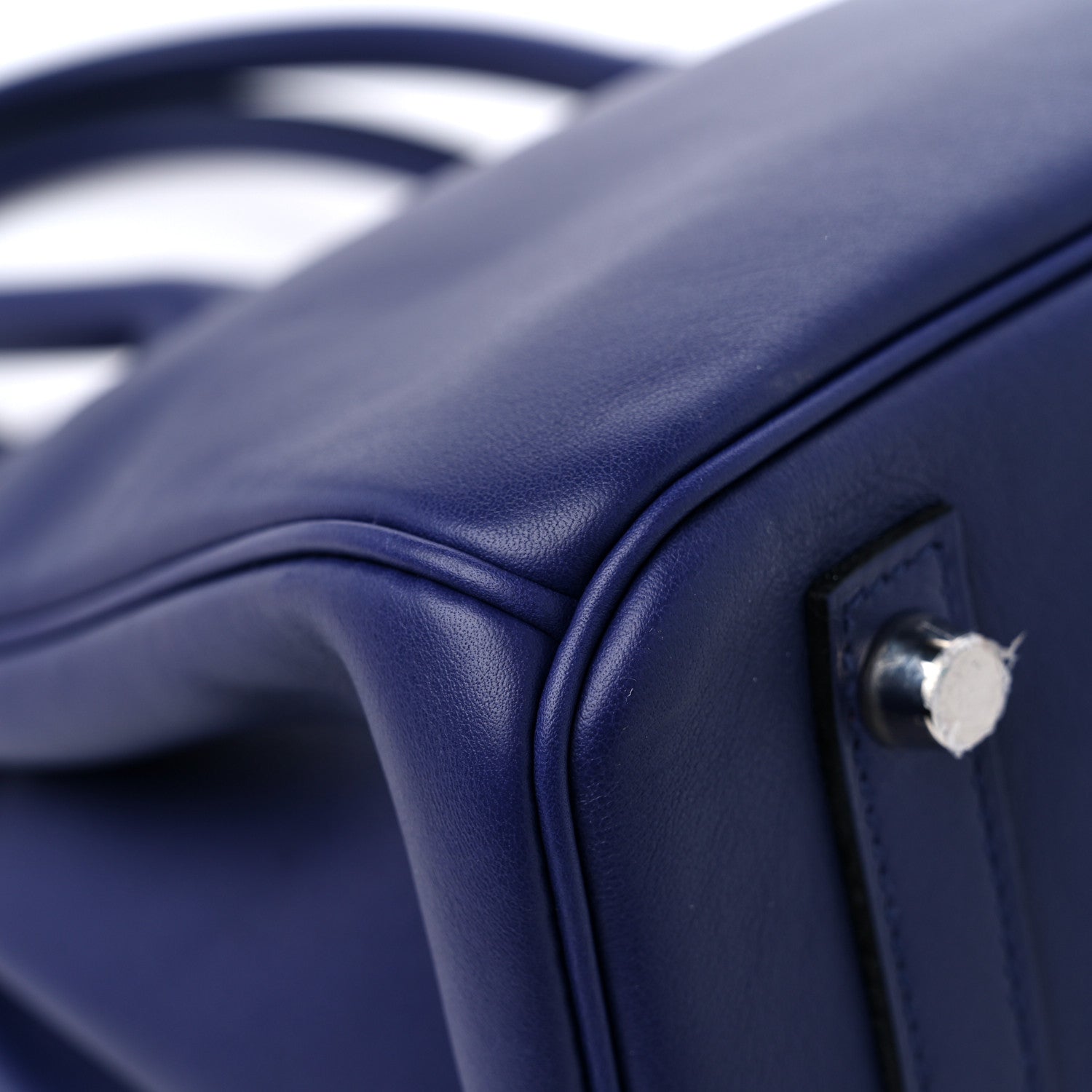 Hermes Swift Epsom Tressage Birkin 30 Bleu Encre Bleu Du Nord Gold 10 of 11