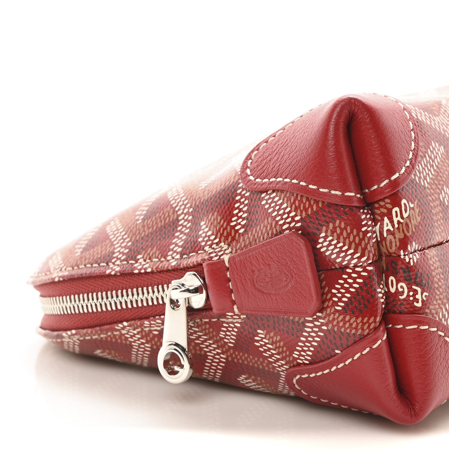Goyard Goyardine Vendome Toiletry Pouch Red 8 of 9