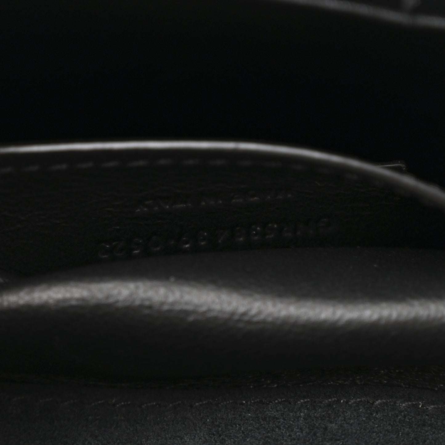 Patent Calfskin Matelasse Monogram Small Vicky Chain Bag Black