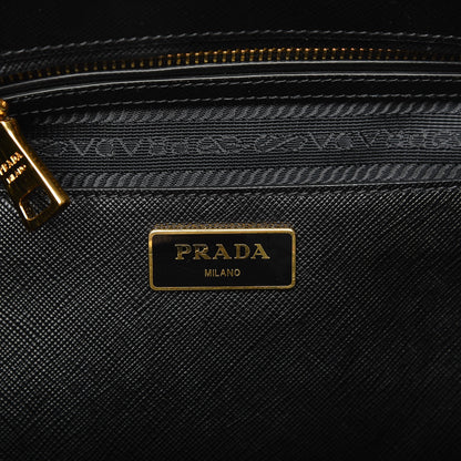 Prada Saffiano Medium Galleria Double Zip Tote Black 4 of 7