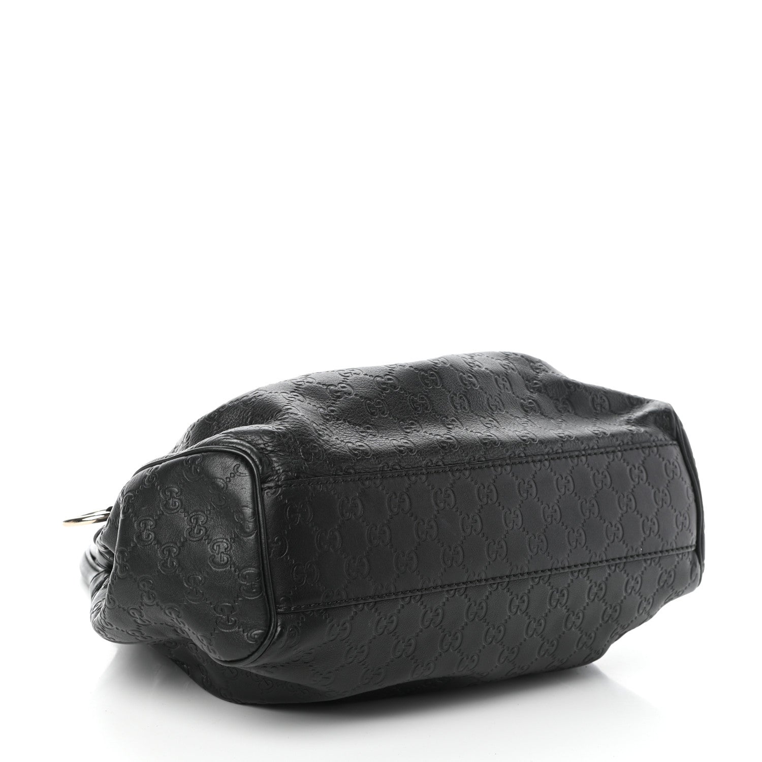Gucci Guccissima Medium Sukey Tote Black 4 of 9