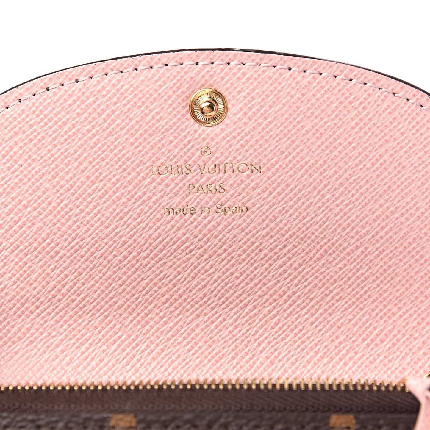 Monogram Rosalie Coin Purse Rose Ballerine