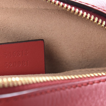 Gucci GG Supreme Monogram Blooms Mini Chain Shoulder Bag Beige Blue Navy Hibiscus Red 7 of 10