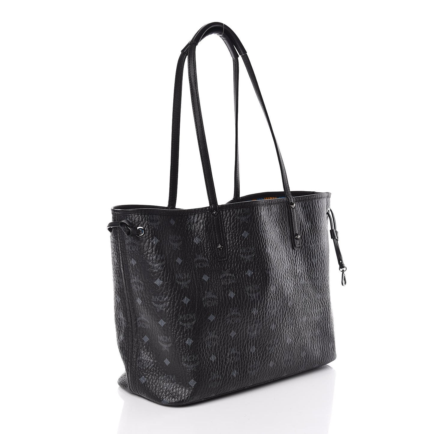 Visetos Medium Project Reversible Shopper Tote Black