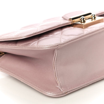 Christian Dior Pearly Lambskin Cannage Miss Dior Promenade Pouch Lotus 5 of 9